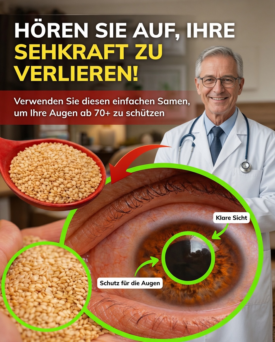 Schützen Sie Ihre Augen: 3 Samen + 1 Frucht für Senioren