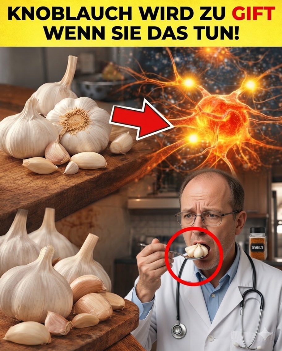 Essen Sie Knoblauch für Ihre Gesundheit – aber begehen Sie nach 50 NIEMALS diese 7 kritischen Fehler