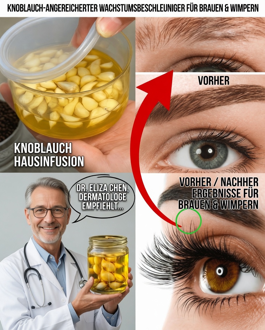 Vollere Augenbrauen & längere Wimpern auf natürliche Weise – Das 2-Zutaten-Geheimnis, das dir gefehlt hat