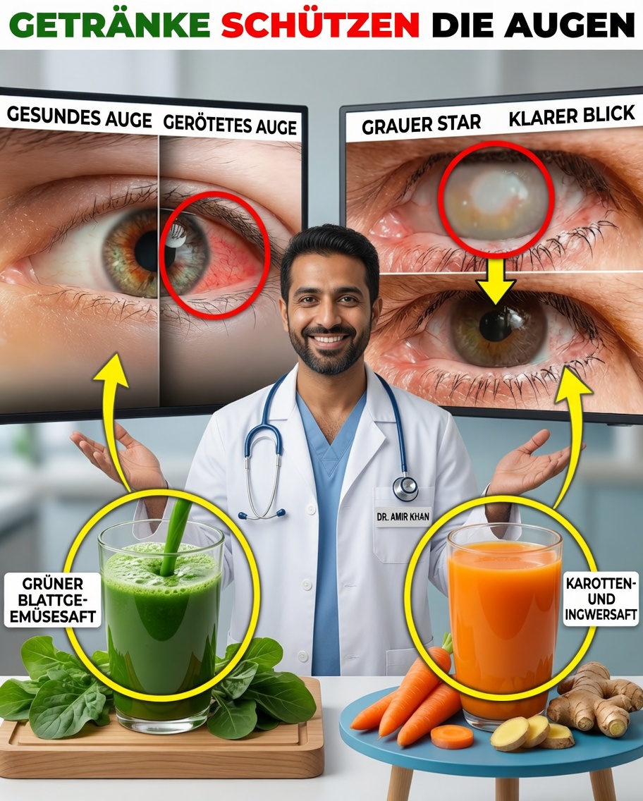 8 Wundergetränke zum Schutz Ihrer Augen und zur natürlichen Verbesserung der Sehkraft