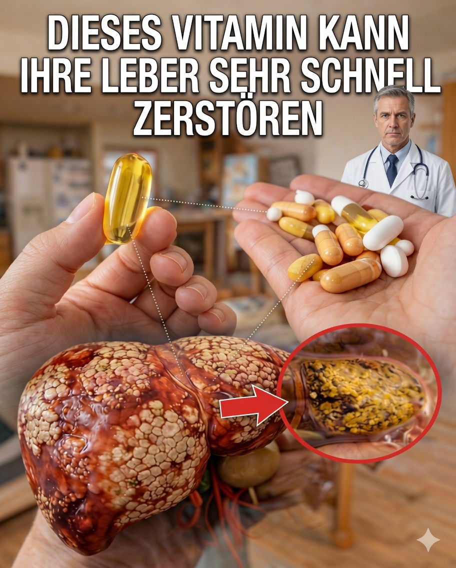 9 Vitamine und Nahrungsergänzungsmittel, die still und leise Ihre Leber und Ihre Nieren schädigen können