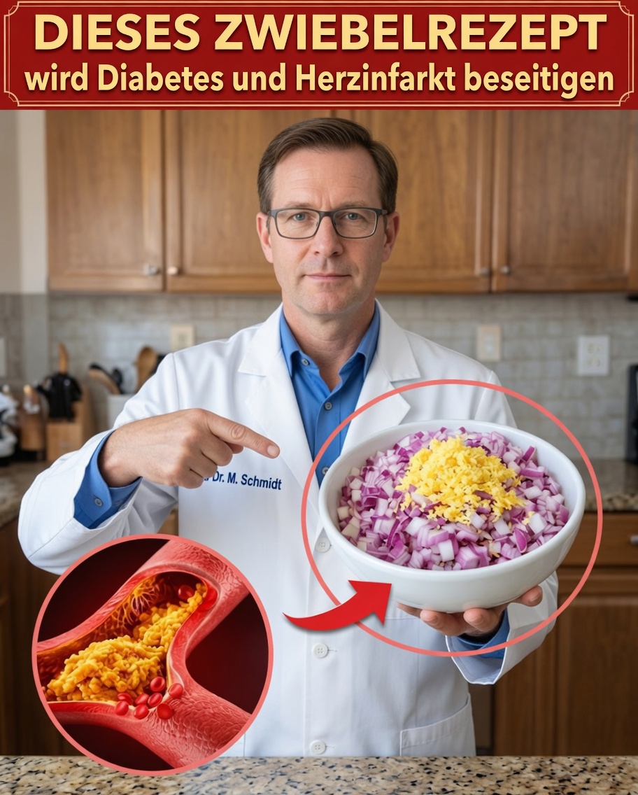 Das Rezept mit roter Zwiebel, das helfen kann, den Blutzucker auf natürliche Weise auszugleichen