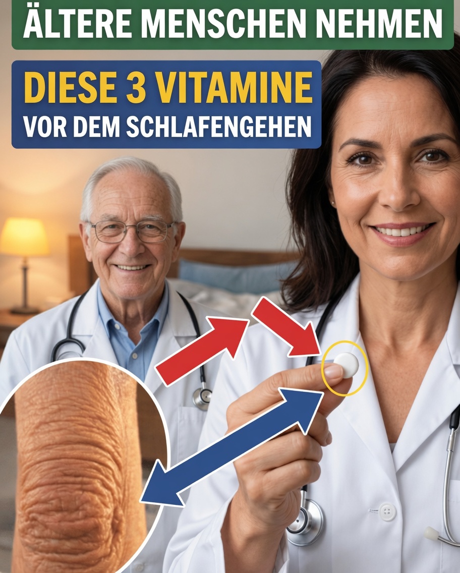 3 nächtliche Vitamine, die helfen können, die Beine zu stärken und die Nervengesundheit nach dem 60. Lebensjahr zu unterstützen