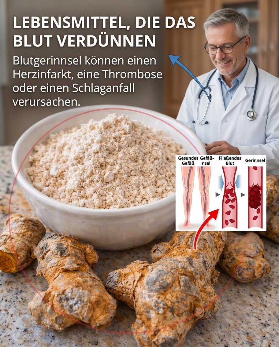 7 überraschende Lebensmittel, die die Durchblutung unterstützen und das Risiko von Blutgerinnseln senken können