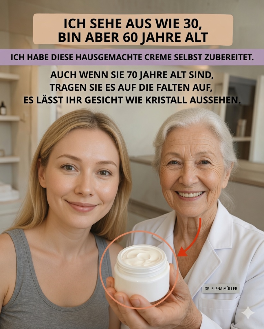 Die Nachtcreme mit 3 Zutaten und Natron, die ältere Menschen lieben – für glattere, strahlendere Haut von der Nacht bis zum Tag