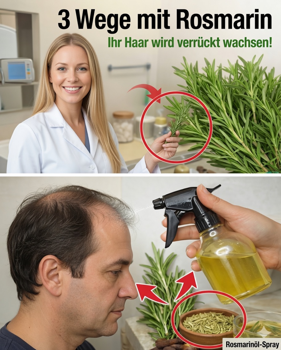 3 Möglichkeiten, Rosmarin zu verwenden: Ihr Haar kann dieses Jahr viel schneller wachsen, wenn Sie das jeden Tag anwenden