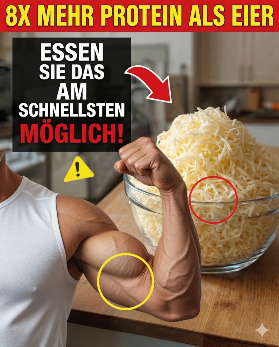 Senioren: Dieses proteinreiche Lebensmittel übertrifft Eier und kann Ihre Muskeln retten!