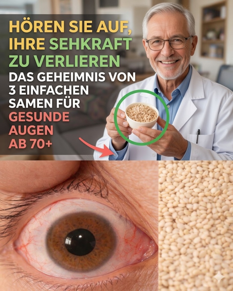 Mehr als 60 Jahre? Entdecken Sie die verborgene Kraft von Samen, die Ihre Sehkraft auf natürliche Weise unterstützen können