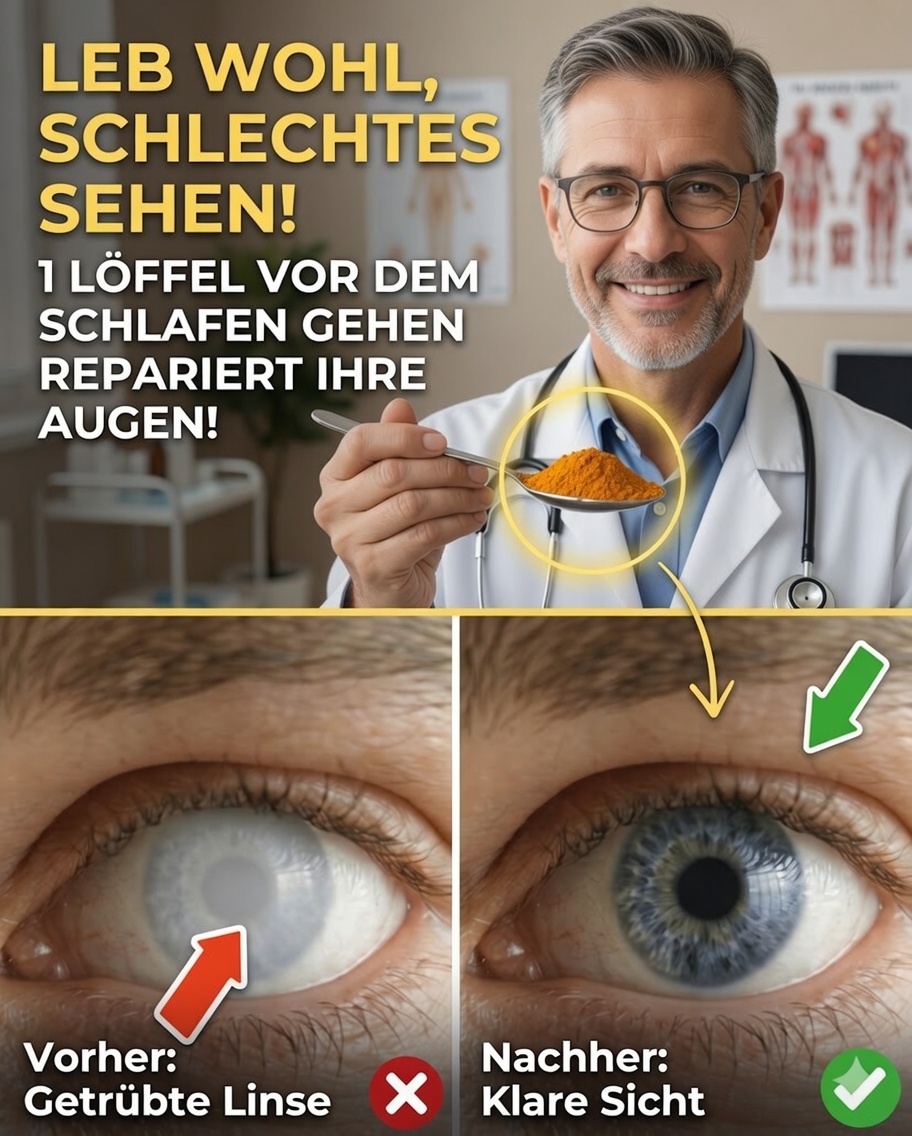 Über 60 Jahre alt? Iss das vor dem Schlafengehen und wache mit einer Sehkraft wie mit 40 auf