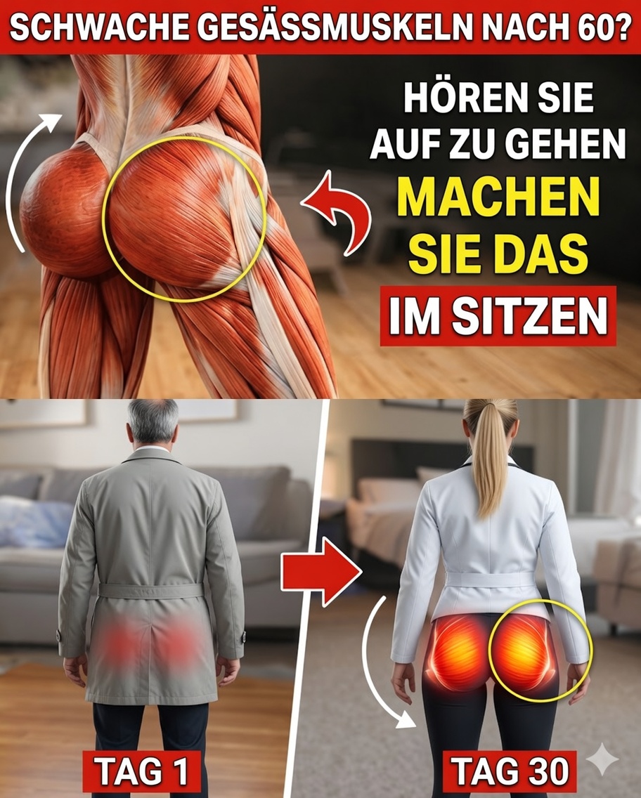 Über 60? 5 unverzichtbare Übungen, um die Gesäßmuskulatur schnell zu stärken – und warum nur Spazierengehen möglicherweise nicht ausreicht