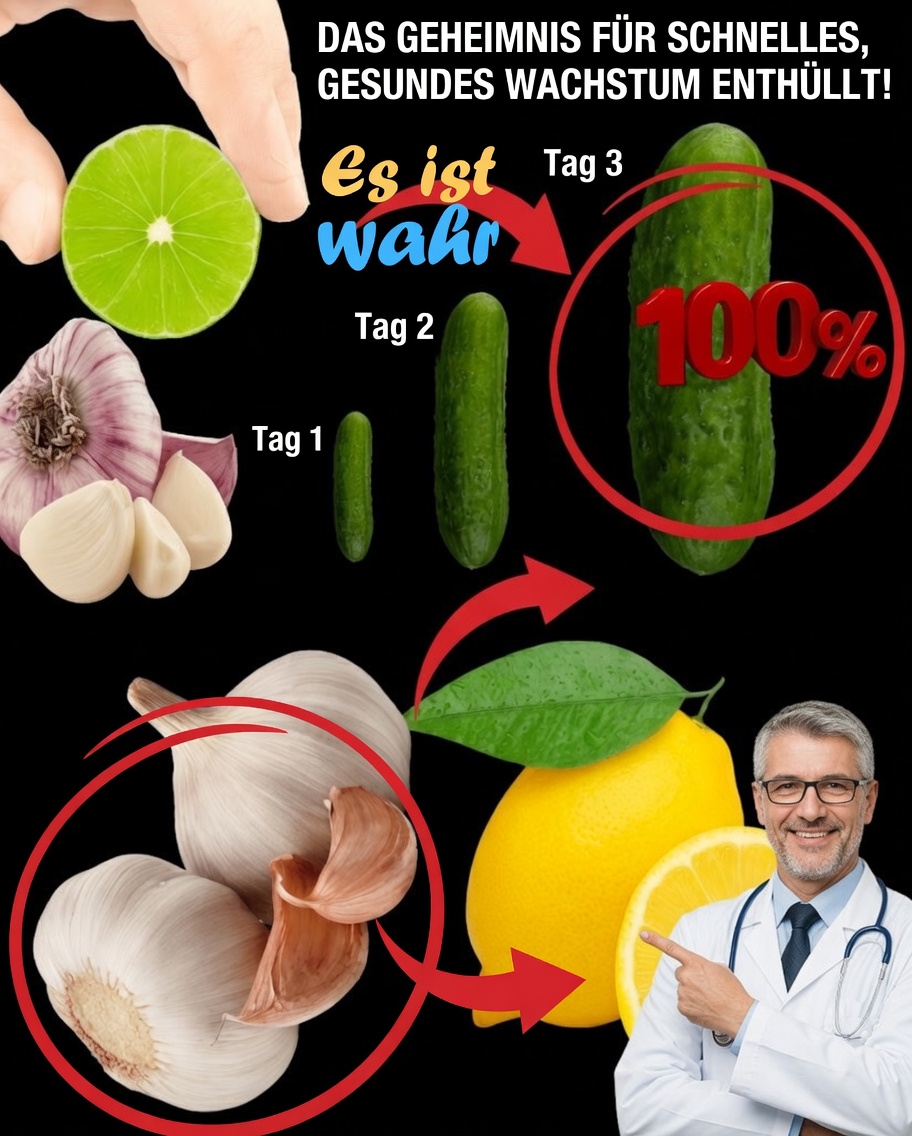 Knoblauch-, Zitronen- & Gurken-Powerdrink: Ein natürliches Geheimnis, um Energie und Vitalität wiederherzustellen