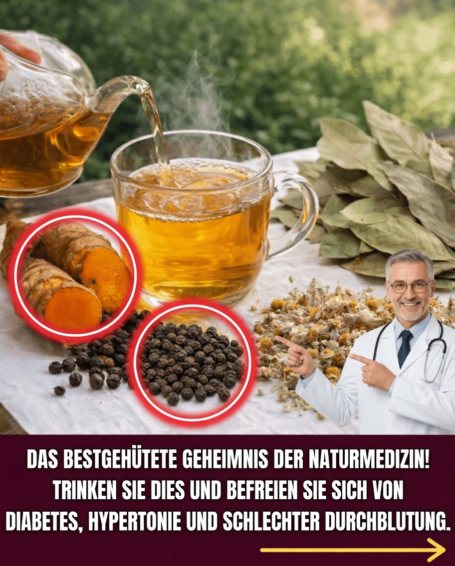 Eine beruhigende Kräutergetränk-Entdeckung: Wie Kurkuma, Lorbeer und Schwarzer Pfeffer das tägliche Wohlbefinden unterstützen können