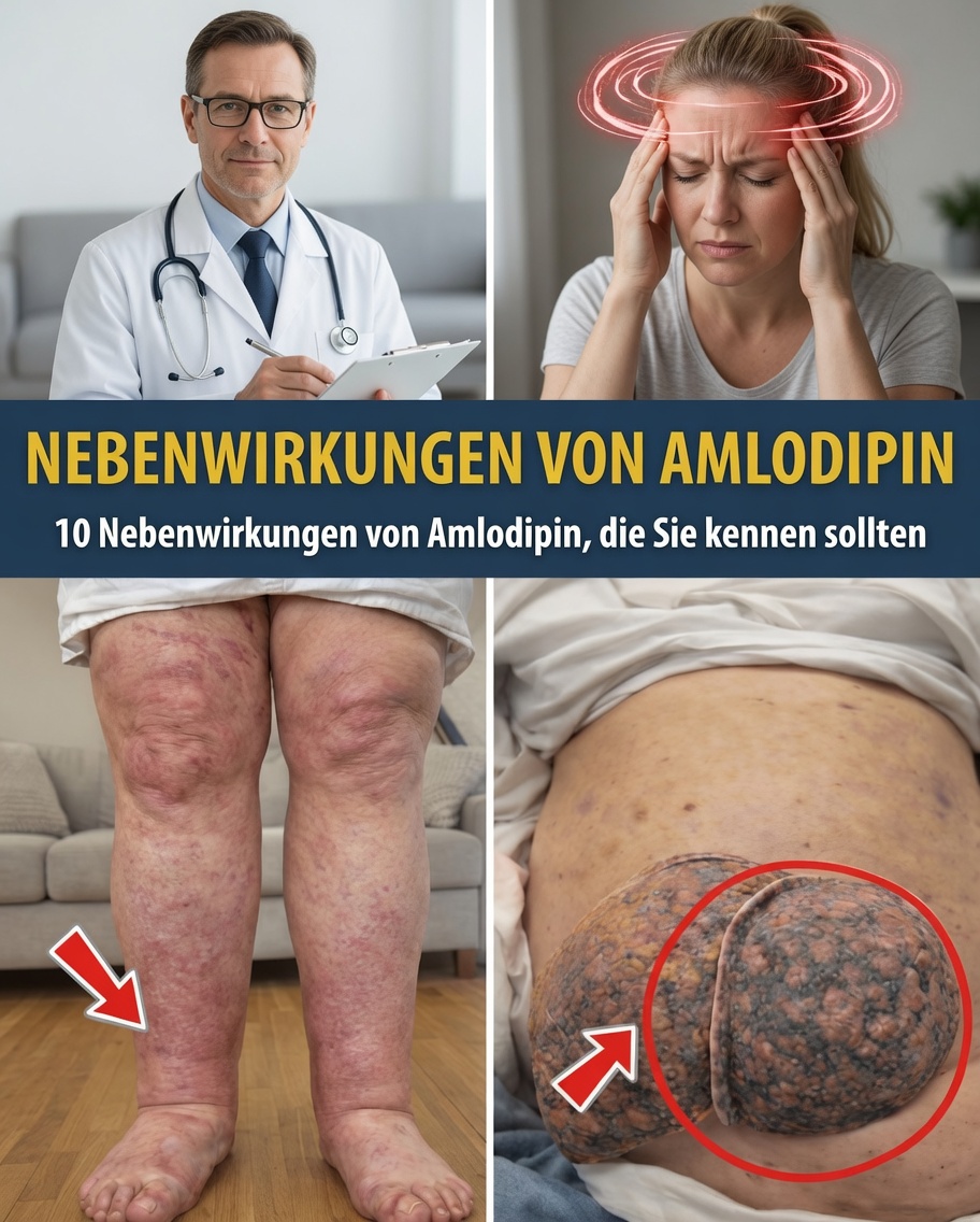 Die 12 häufigsten Nebenwirkungen von Amlodipin und warum sie bei so vielen Menschen auftreten