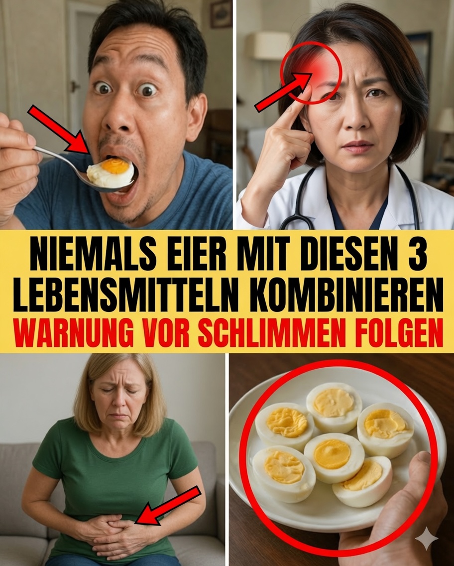 Warnung für Senioren: 3 gängige Kombinationen mit Eiern, die Sie vermeiden sollten