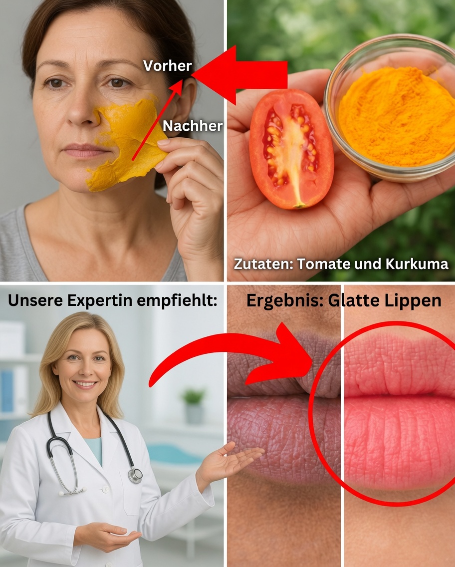 Wie man mit einem einfachen Hausmittel weiche und natürlich rosige Lippen bekommt