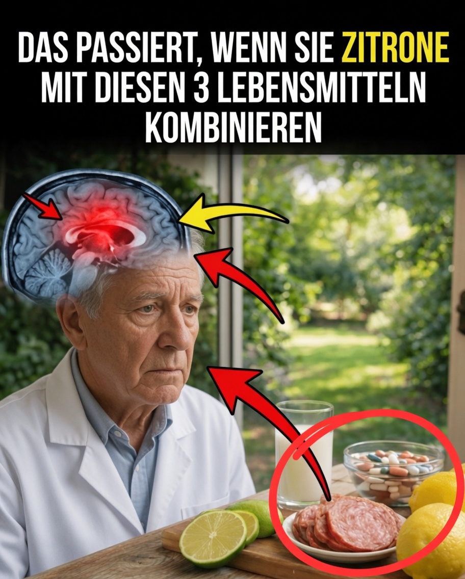 Warnung vor Zitrone für Senioren: Warum man zweimal nachdenken sollte, bevor man sie mit diesen 4 gängigen Lebensmitteln mischt