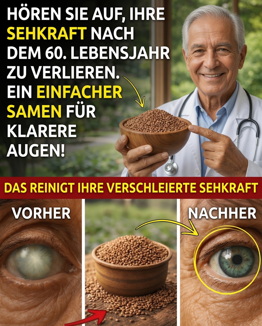 Wie ein kleiner Samen helfen kann, Ihre Sehkraft auf natürliche Weise im Laufe der Jahre zu schützen