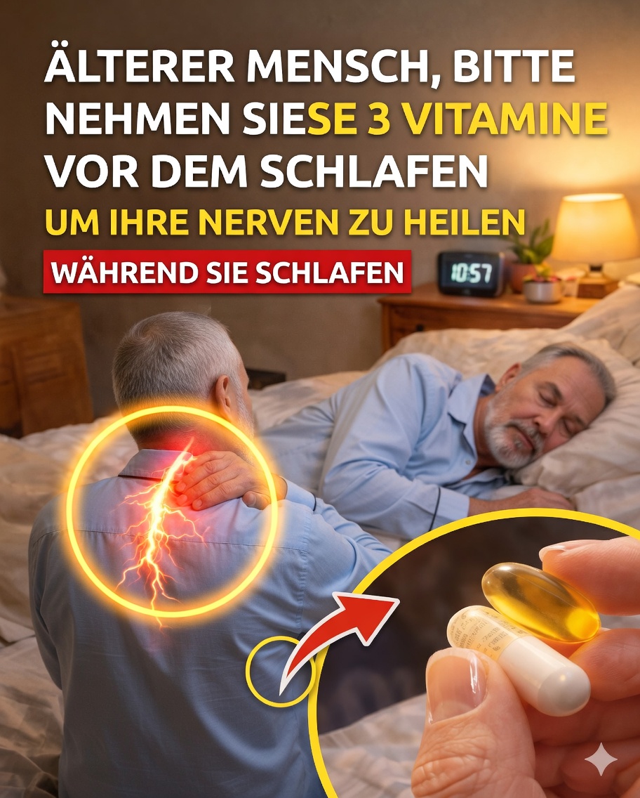 Über 60 Jahre? Diese 3 Vitamine können Ihre Beine SCHNELL stärken