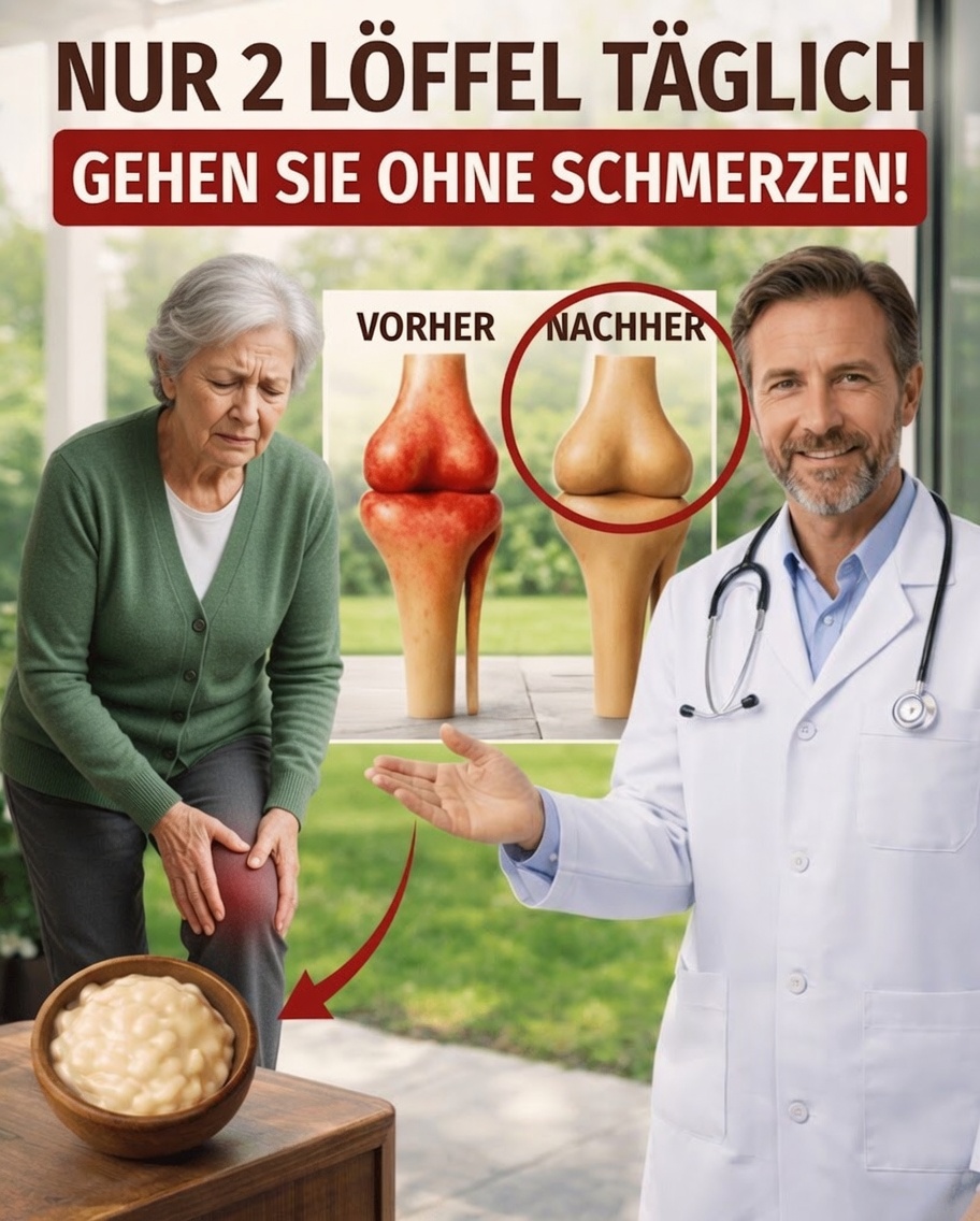 Wie eine einfache tägliche Gewohnheit mit Gelatine dazu beitragen kann, die Knie im Laufe der Jahre gesund zu halten