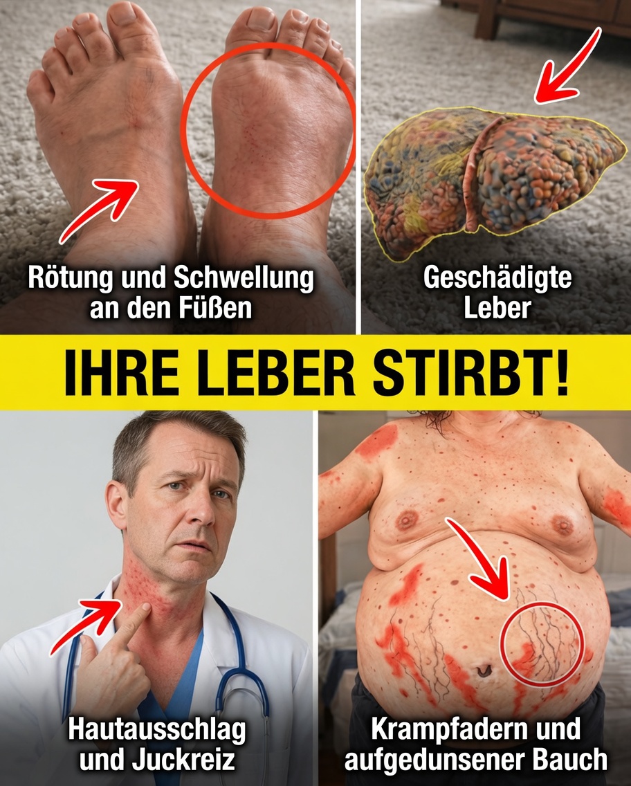 12 Anzeichen an den Füßen, die auf Leberprobleme hinweisen können – Was Ihre Füße Ihnen sagen wollen