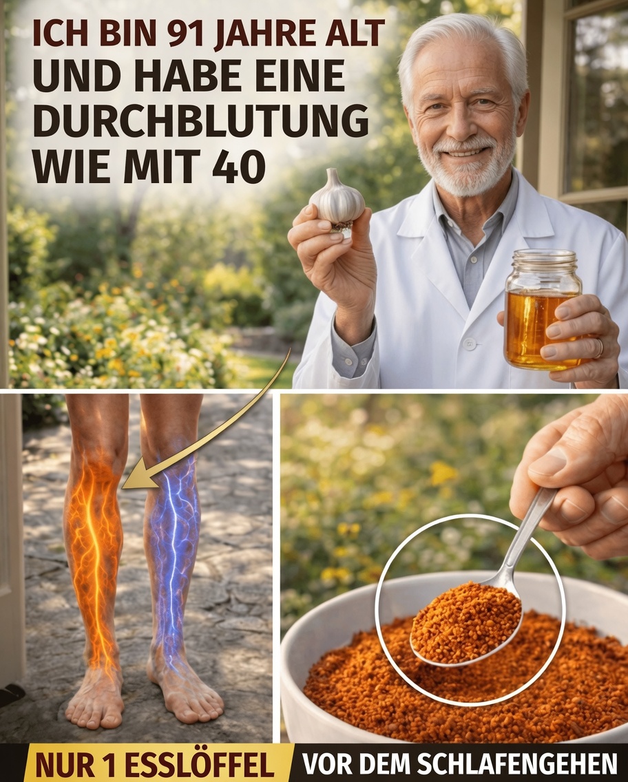 Eine einfache nächtliche Gewohnheit, die viele ältere Menschen übernehmen, um die Durchblutung in Beinen und Füßen zu unterstützen