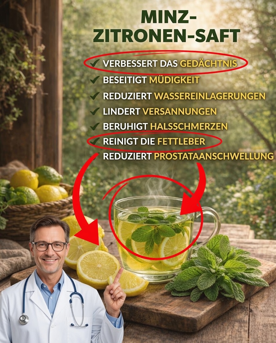 Entdecken Sie die erfrischenden Vorteile des Pfefferminzgetränks mit Zitrone: Ein einfacher Leitfaden, um sich besser zu fühlen