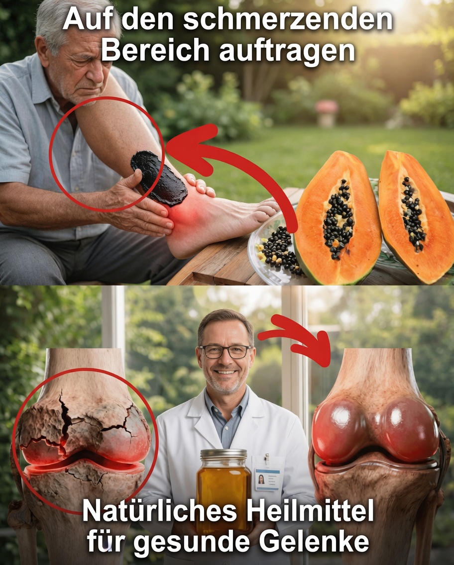 Kann ein simples Küchensamenkorn das Wohlbefinden von Knien, Rücken und Wirbelsäule unterstützen? Entdecke die verborgene Kraft der Papayakerne