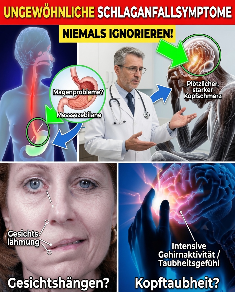 7 Ungewöhnliche Schlaganfall-Warnzeichen, die Sie niemals ignorieren sollten