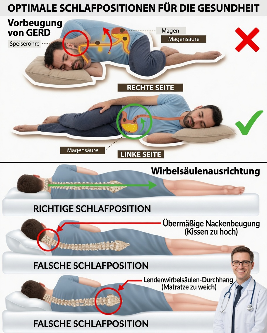 7 überraschende Vorteile des Schlafens auf der linken Seite, die Ihre Gesundheit auf natürliche Weise verändern könnten