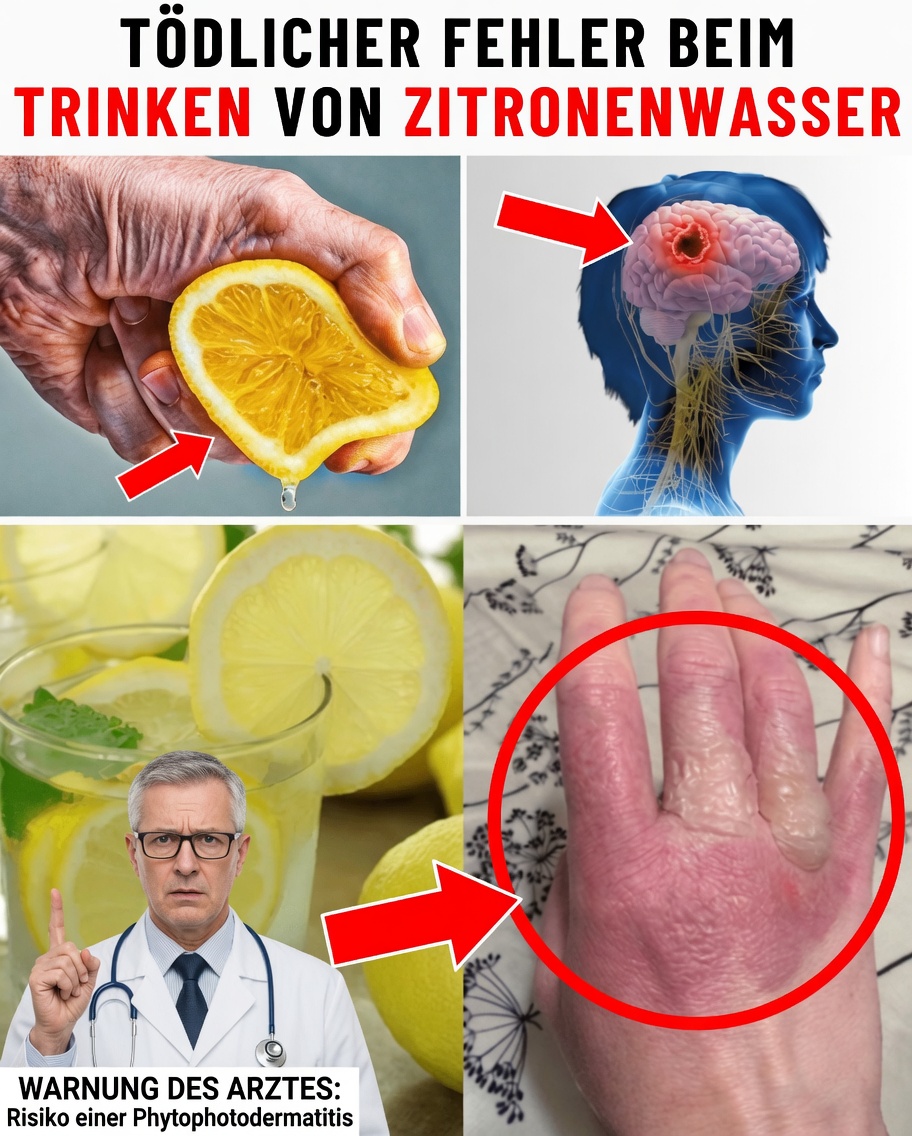 Trink Zitronenwasser – aber mach NIEMALS diese Fehler