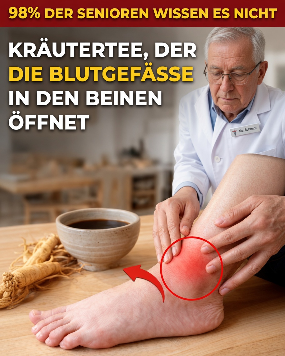 Über 60? Diese 3 einfachen Tees können Ihre Beine stärken und Ihren Schritten wieder Leichtigkeit verleihen