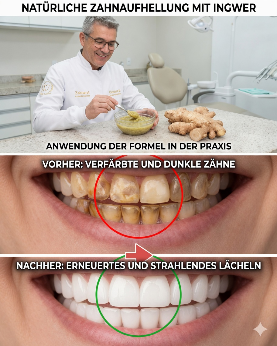 Zahnaufhellung mit Ingwer: Vorher und Nachher – Was wirklich hinter dem Trend steckt