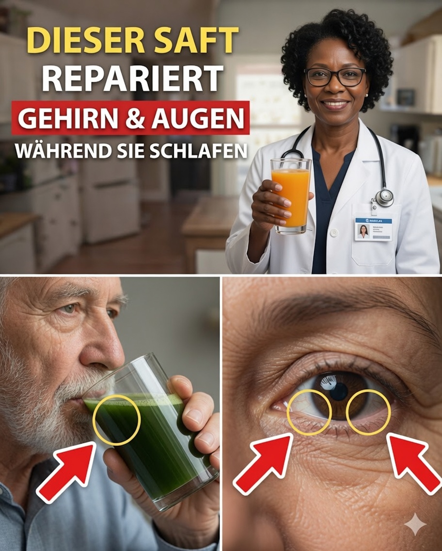 Top 5 natürliche Säfte zur Verbesserung der Sehkraft und zur Stärkung des Gedächtnisses, während du schläfst