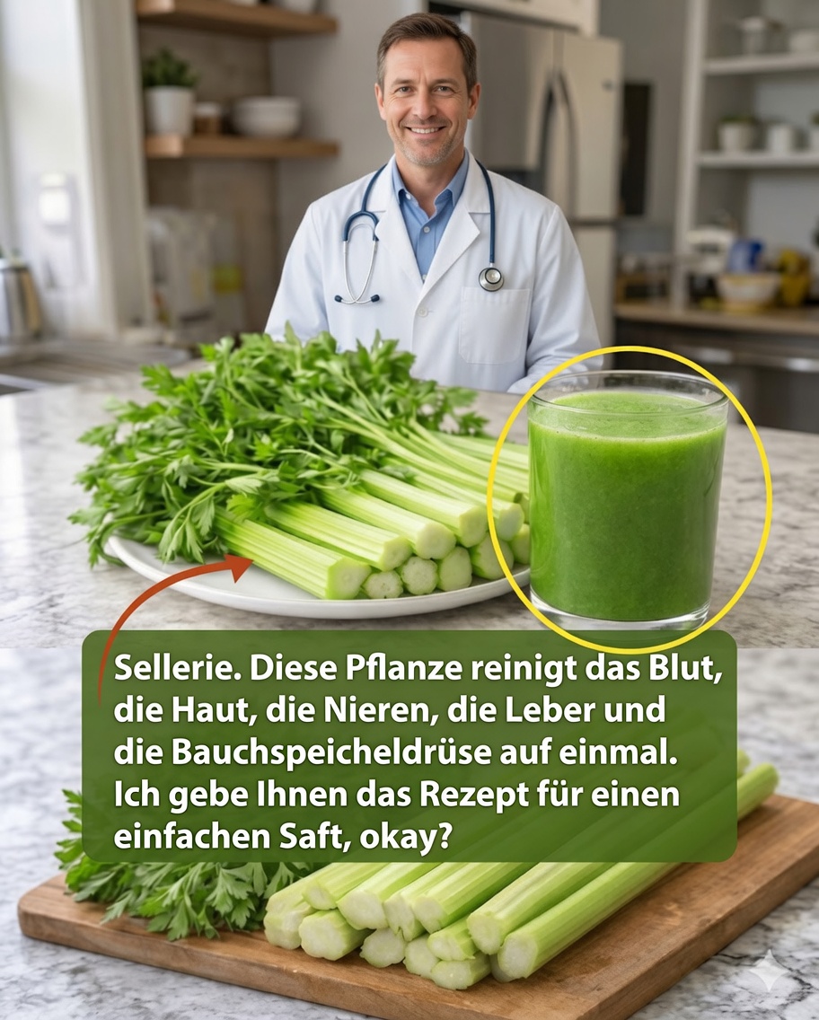 Erfrischen Sie Ihren Tag mit grünem Saft aus Sellerie, Petersilie und Zitrone (Ein einfacher Weg, sich leichter zu fühlen)