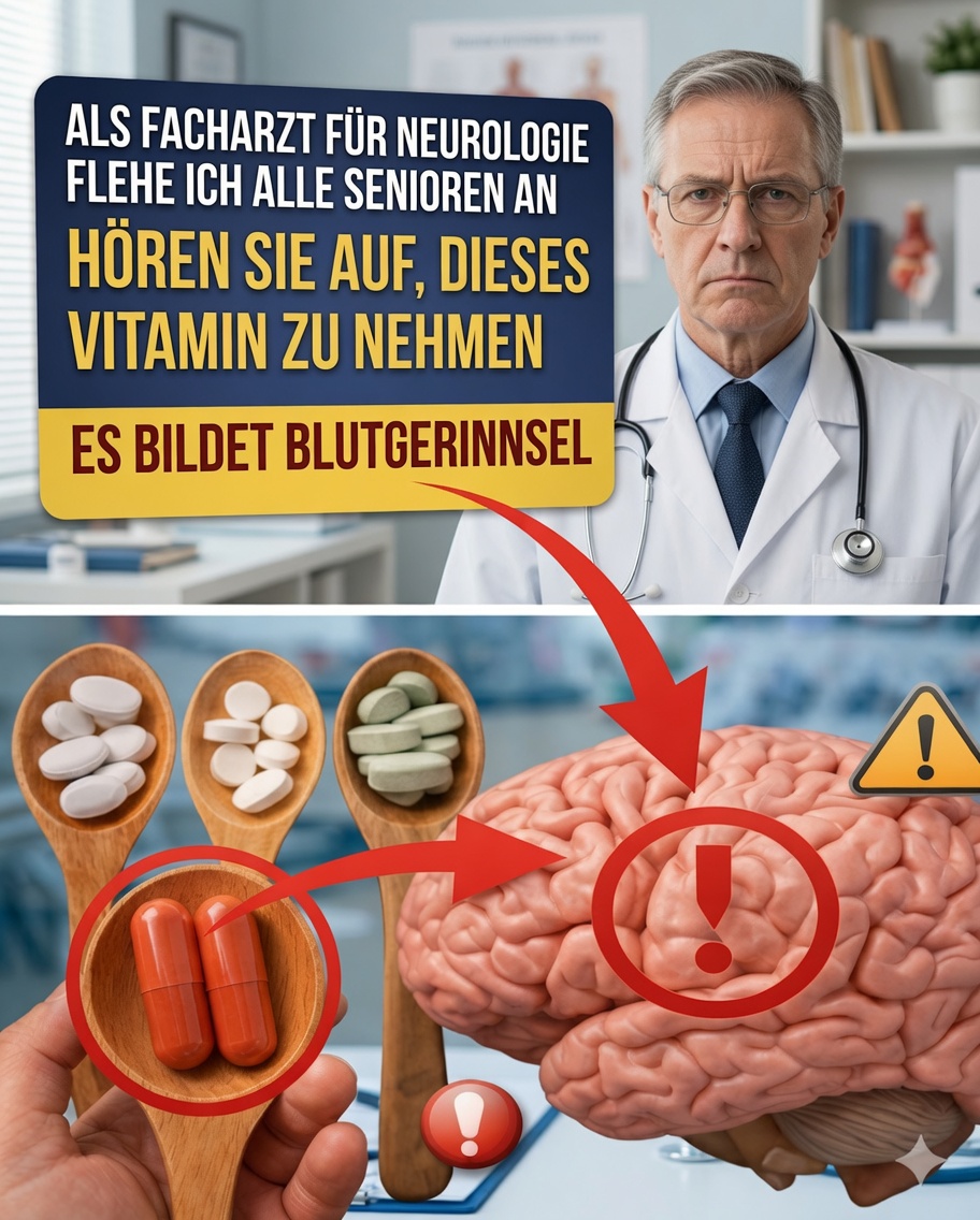 Als Arzt war ich schockiert: Dieses Vitamin kann das Schlaganfallrisiko über Nacht drastisch erhöhen