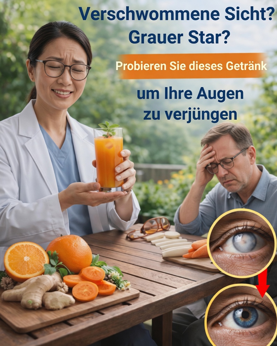 Wie Sie die Gesundheit Ihrer Augen auf natürliche Weise mit einem einfachen hausgemachten Saft unterstützen können
