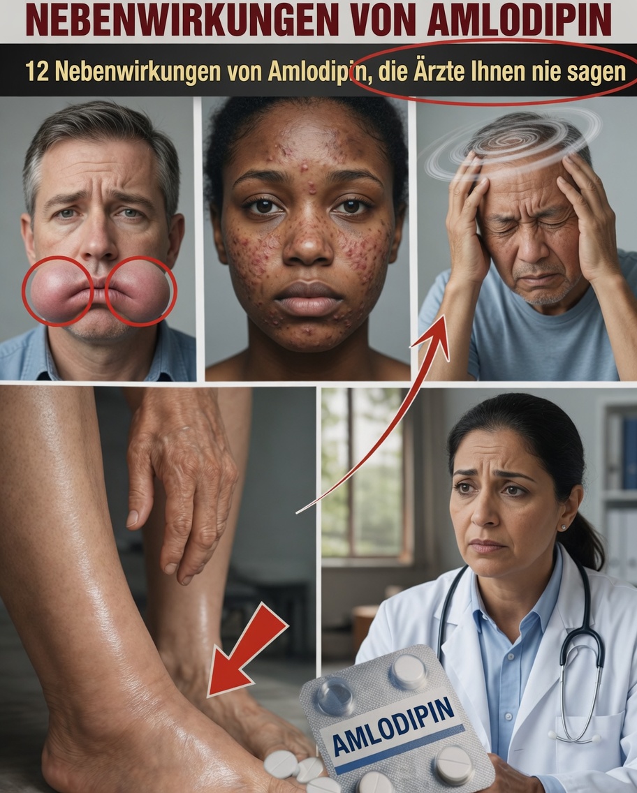 Top 12 Nebenwirkungen von Amlodipin: Was Ärzte nicht immer hervorheben