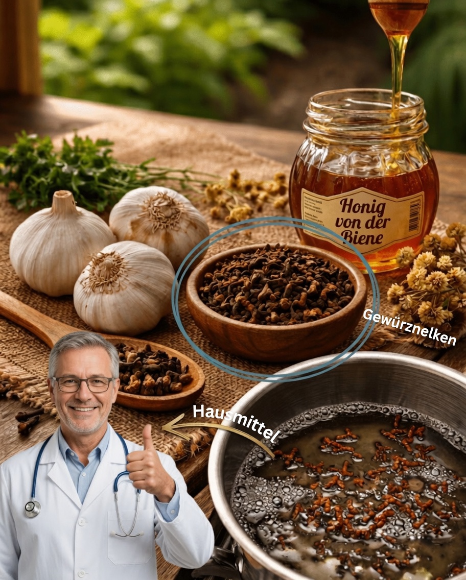 Entdecken Sie die verborgene Kraft von Knoblauch, Gewürznelken und Honig, die Sie gerne schon früher gekannt hätten