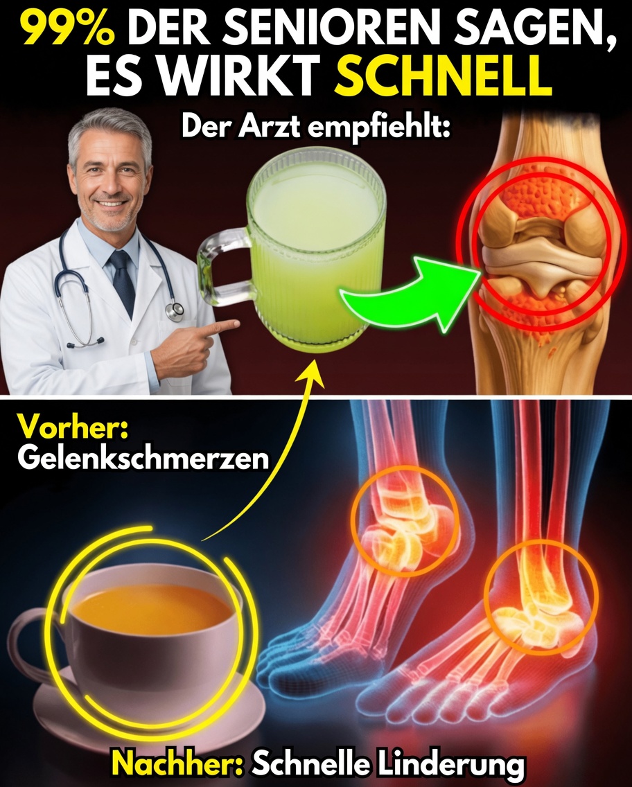 Senioren bauen Knorpel im Knie auf natürliche Weise wieder auf – hier ist das einfache tägliche Getränk, über das alle reden