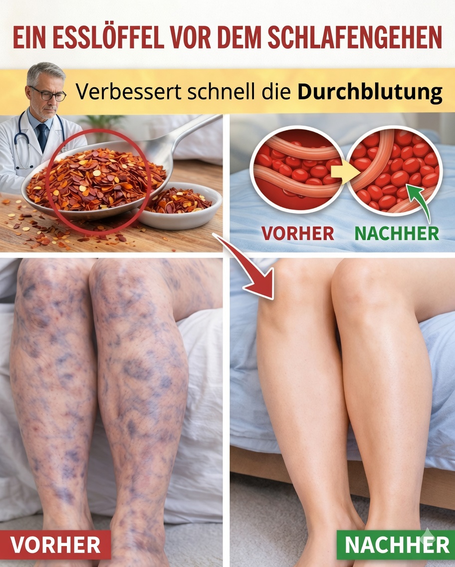 Wachen Sie mit leichteren Beinen auf: 6 abendliche Lebensmittel, die die Durchblutung unterstützen können (+ einfacher 3-Nächte-Test)