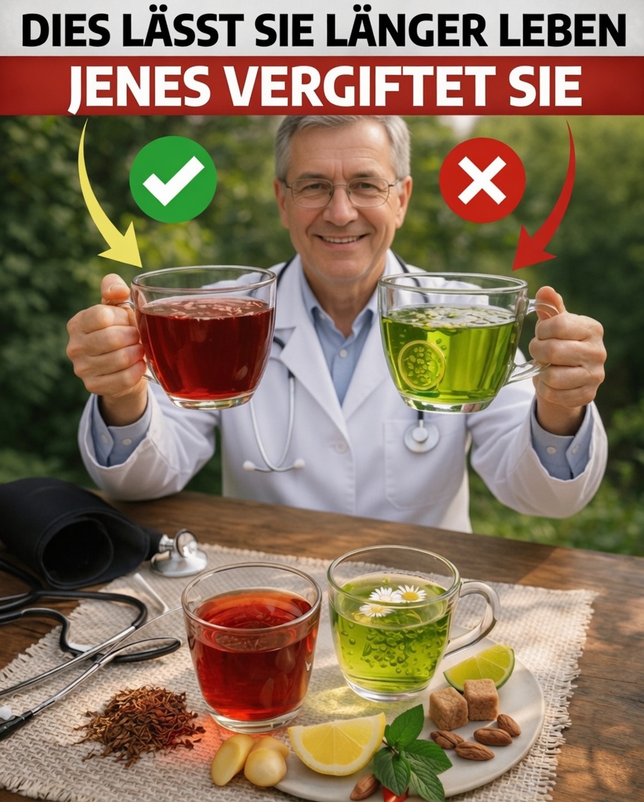 Mehr als 60 Jahre? Entdecken Sie 4 Tees, bei denen Vorsicht geboten ist, und 4 milde Optionen für Ihren Alltag