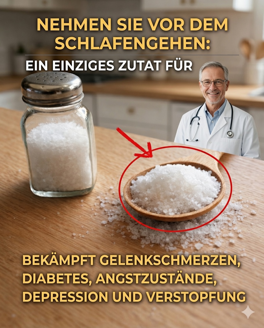 Nehmen Sie es vor dem Schlafengehen: Eine natürliche Zutat, die helfen kann, Knochenschmerzen, Diabetes, Angstzustände, Depressionen und Verstopfung zu bekämpfen