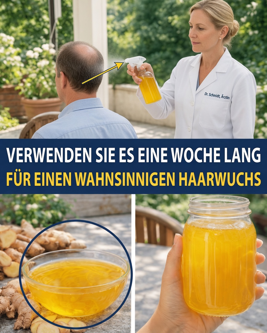 Entdecken Sie ein einfaches traditionelles Ingwerspray-Rezept, auf das meine Großmutter für gesundes und kräftiges Haar schwor