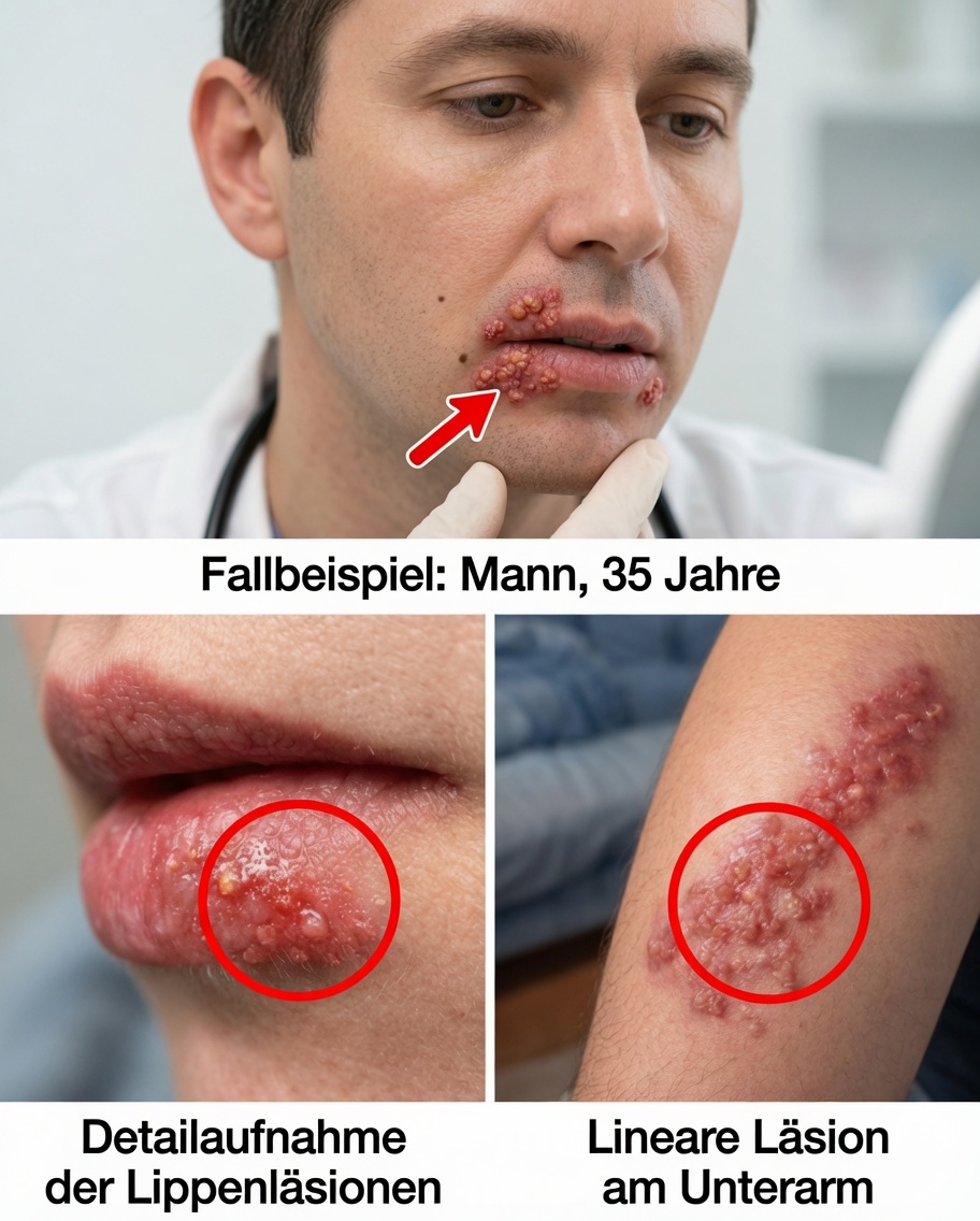 Wiederkehrende Ausschläge oder Bläschen an den Lippen oder im Intimbereich? Das ist NICHT normal – sehen Sie, was Ihr Körper Ihnen sagen will