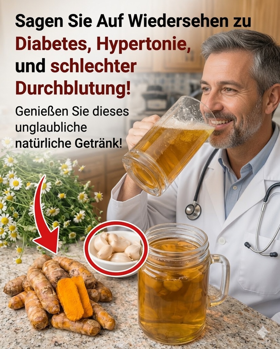 Kamillentee, Kurkuma, Fenchel und Lorbeer: Die Mischung aus 4 Kräutern, die helfen kann, den Blutdruck zu beruhigen, den Blutzucker auszugleichen und die Durchblutung zu revitalisieren