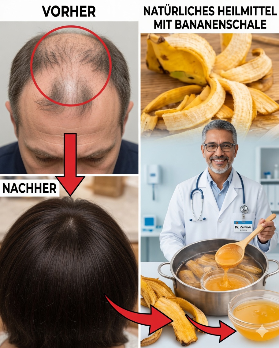 Werden graue Haare auf natürliche Weise wieder schwarz? Die Wahrheit über Bananenschalen zur Rückkehr der grauen Strähnen und zur Förderung des Haarwachstums