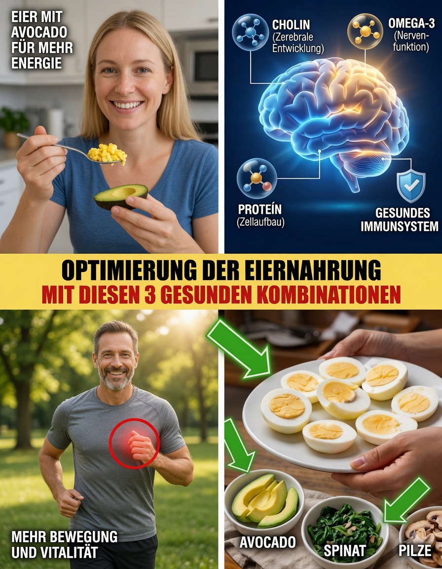 Warnung für Senioren: 3 gängige Lebensmittel, die Sie niemals mit Eiern kombinieren sollten