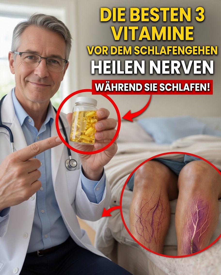 3 nächtliche Vitamine, die die Beinkraft nach dem 60. Lebensjahr verändern können
