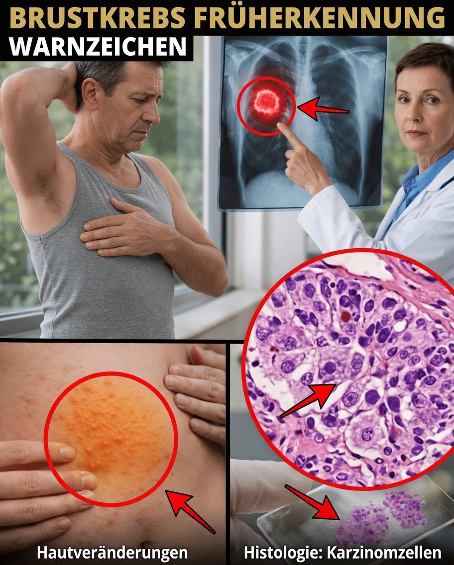 10 Warnzeichen und Symptome von Brustkrebs, die jede Frau kennen sollte