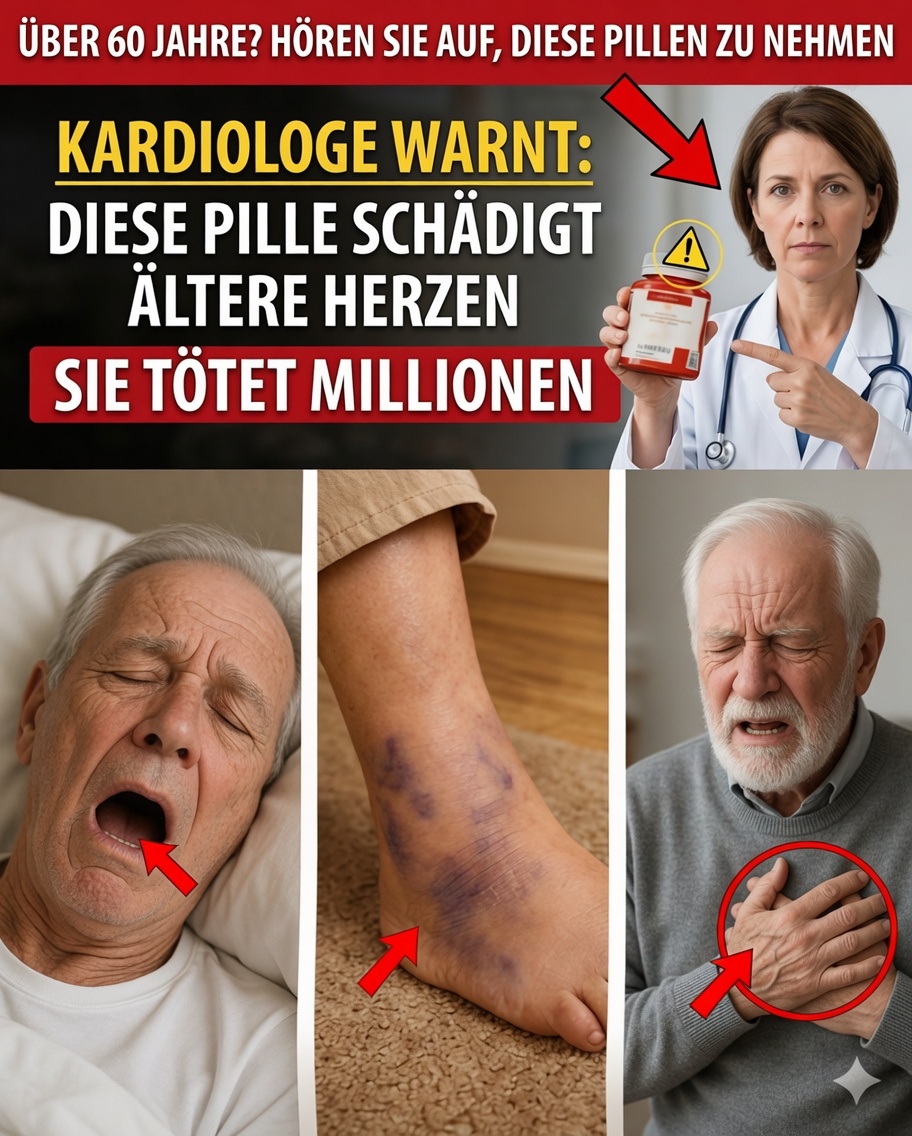 Alarm von Kardiologen: 5 gängige Medikamente, die nach dem 60. Lebensjahr das Herz unbemerkt schädigen können (und was Sie stattdessen tun können)